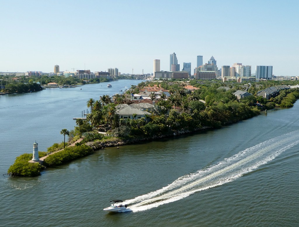 Tampa Skyline and Harbour Island Lighthouse I took this pi… Flickr