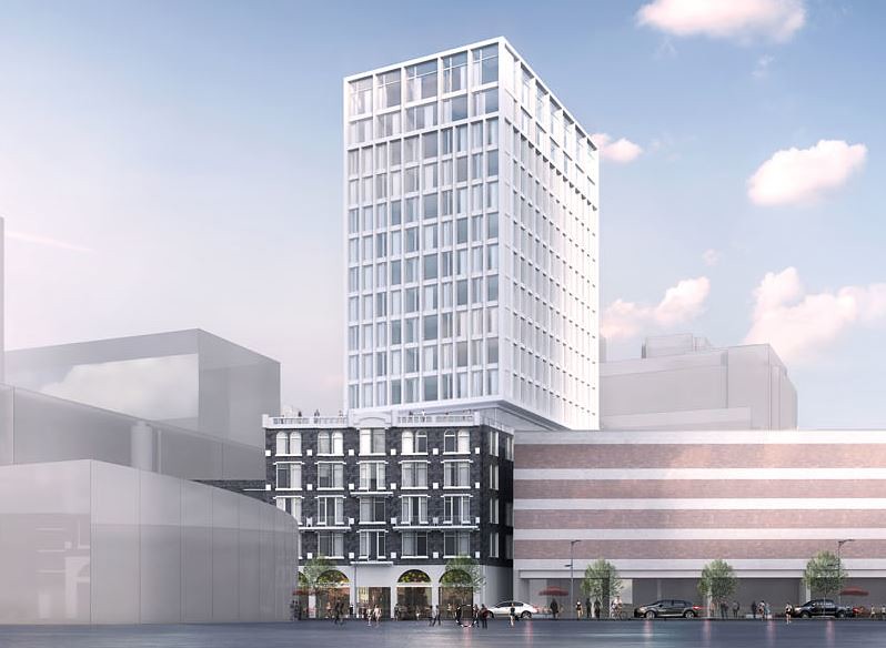 Nieuwbouw Grand Hotel Central Nieuwbouw Architectuur Rotterdam