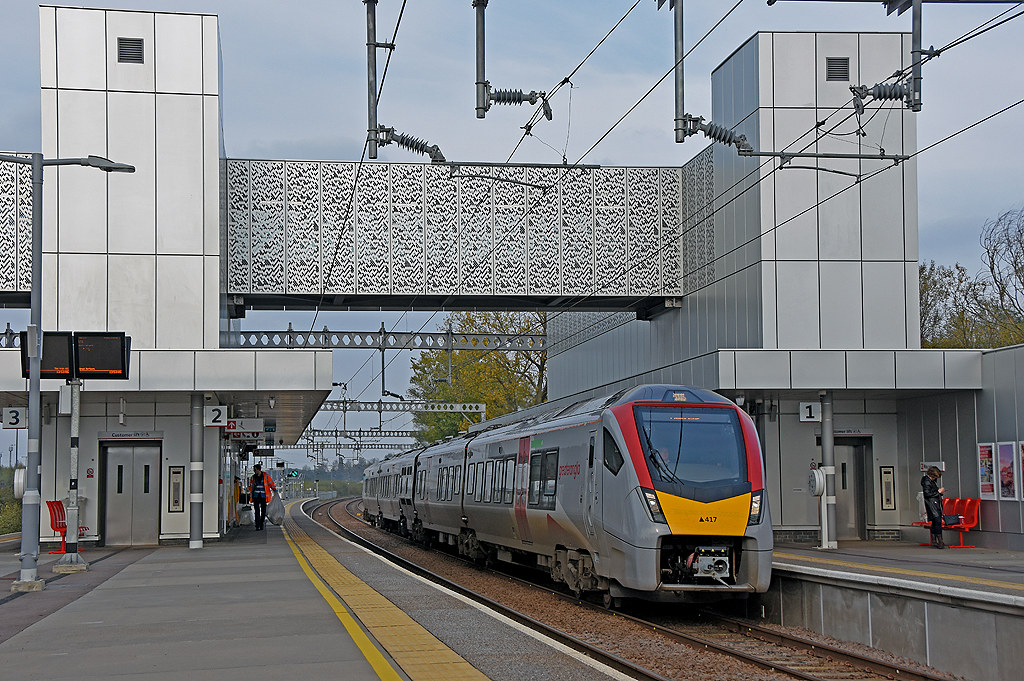 Cambridge North New station new train! Anglia's Stadler … Flickr