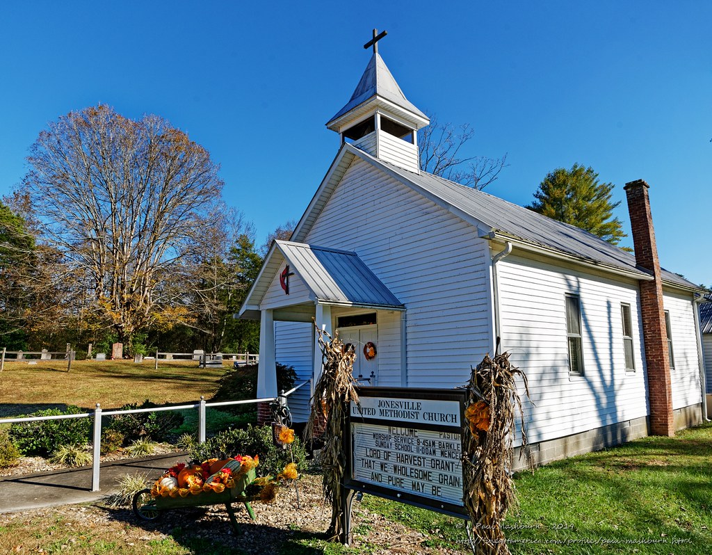 Jonesville United Methodist Church Driving the Old Harrima… Flickr