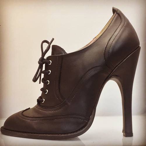 Stletto high heel oxford shoes Stiletto high heel round to… Flickr