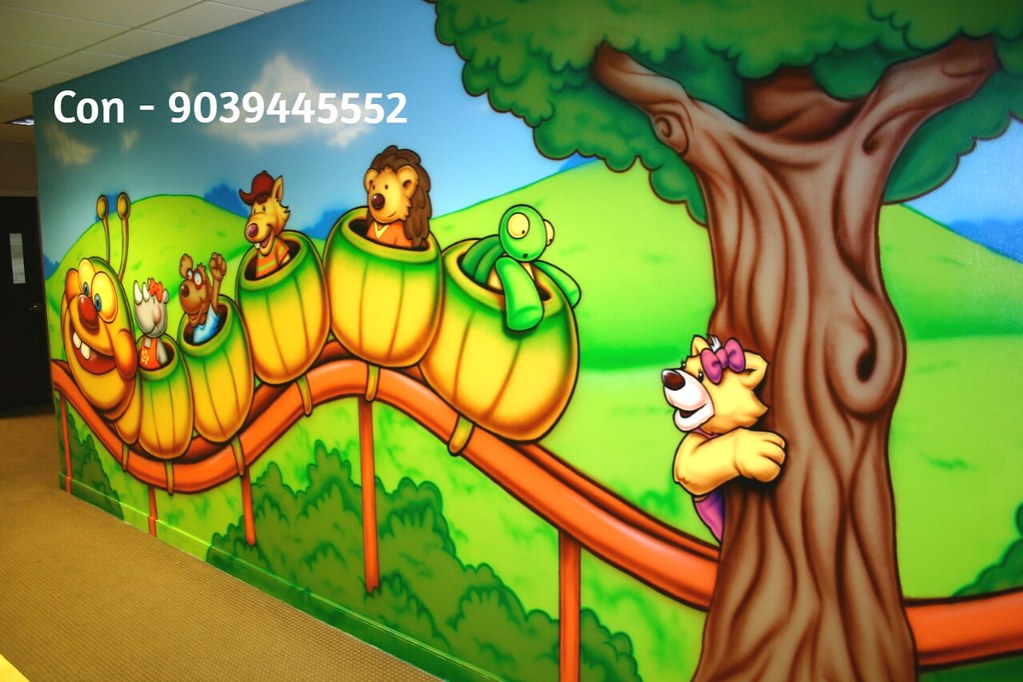 School Wall Paintings Picture Wall Designs for Primary Sch… Flickr