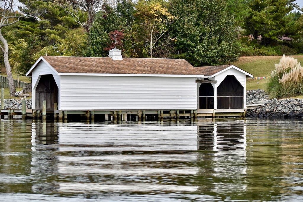Large Boat House On the Rappahannock River in Virginia is … Flickr