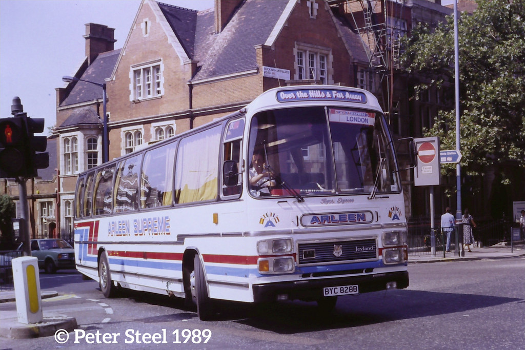 Arleen Coach Hire, Peasedown St. John, BYC828B Leyland Tig… Flickr