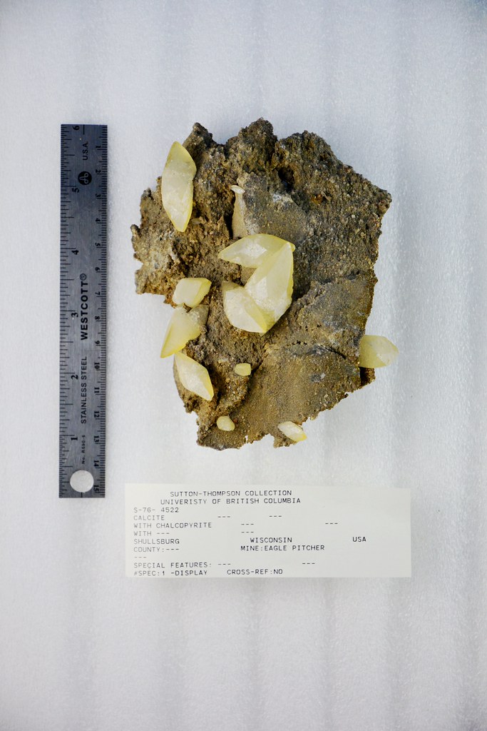 Calcite Eagle Pitcher Mine, Shullsburg Wisconsin, USA Pacific