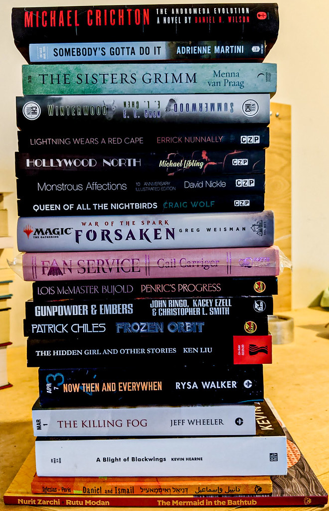 New Books and ARCs, 11/8/19 Whatever
