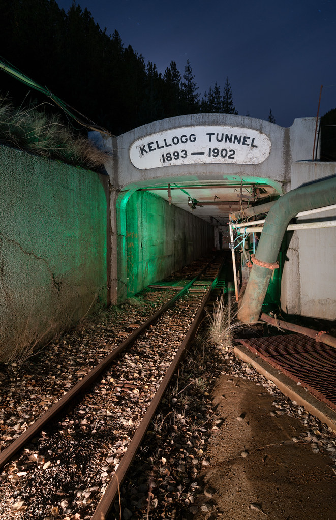 Kellogg Tunnel of the Bunker Hill Mine Grubstaking, a prac… Flickr