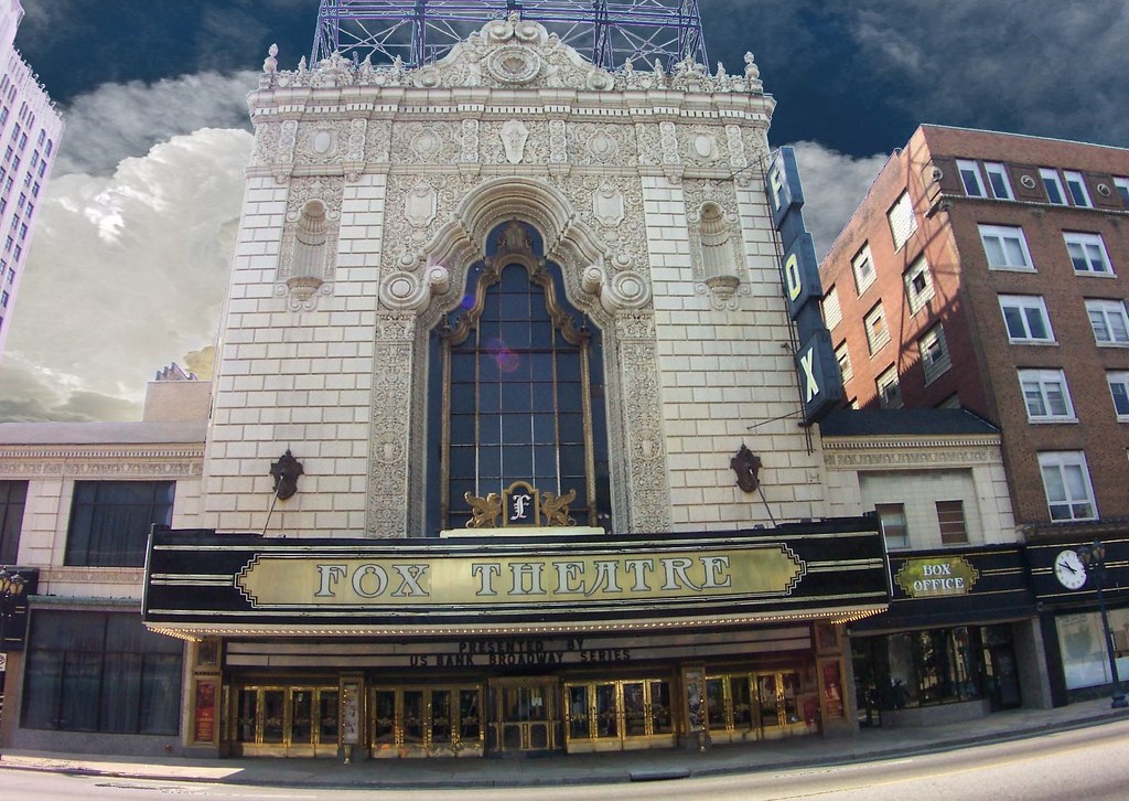 Fox Theatre St Louis Missouri Facade Marquee Histo… Flickr