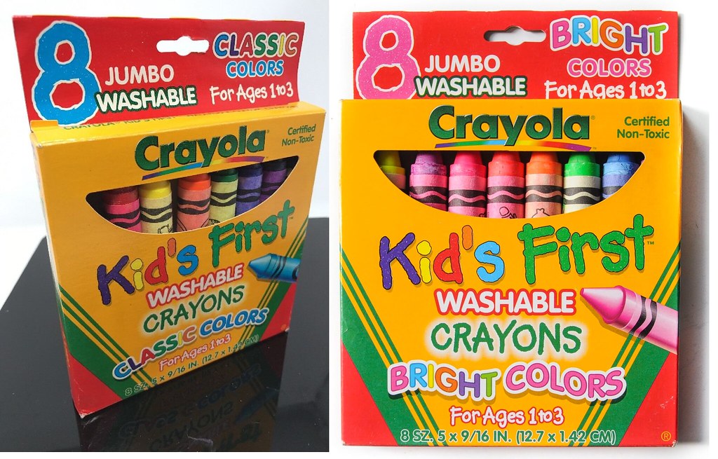 Crayola Kid's First Jumbo Washable Crayons classic and bri… Flickr