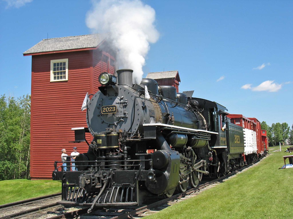 Cpr Holiday Train 2023 Cpr 0-6-0 2023 With A Freight Train At Heritage Park Calga… | Flickr