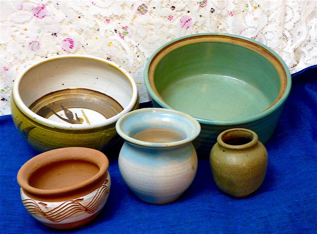 Handmade Ceramics Handmade ceramics found at thrift stores… Flickr
