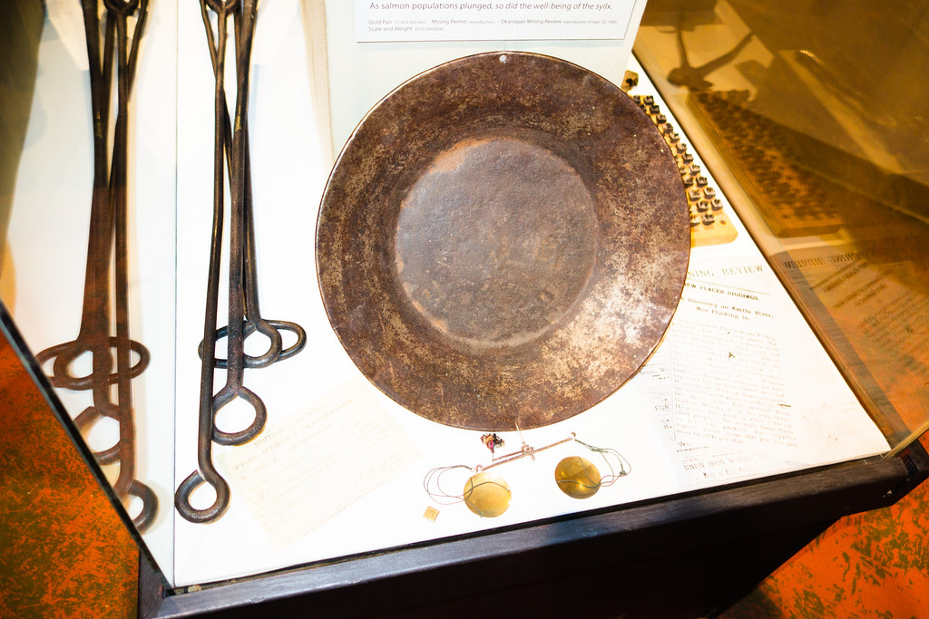 Antique gold pan Kelowna Heritage Museum, Kelowna, British… Flickr