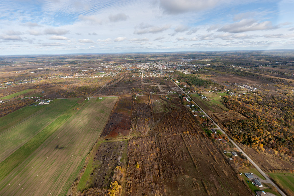 Sturgeon Falls Aerial view of the Sturgeon Falls, Ontario,… Flickr