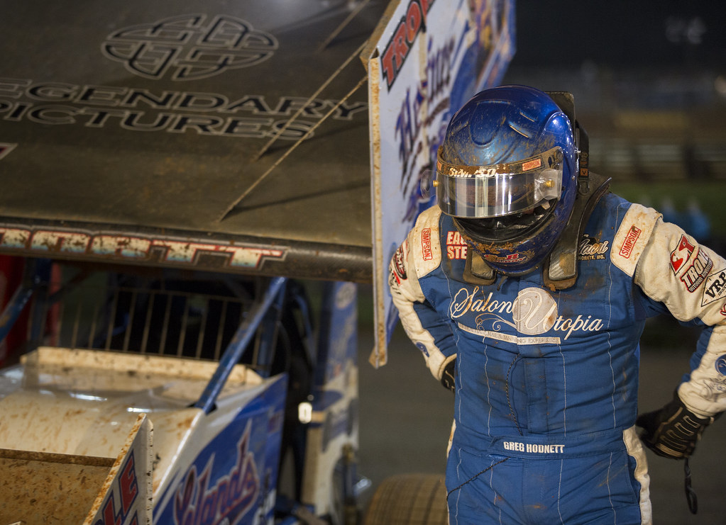 Sprint Car driver Greg Sprint Car driver Greg Hodn… Flickr