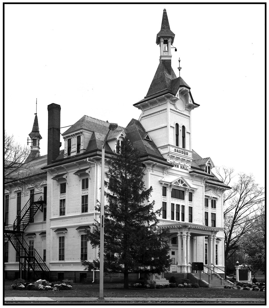 Saugus Town Hall Victorian style Town Hall (1896). Sau… Flickr