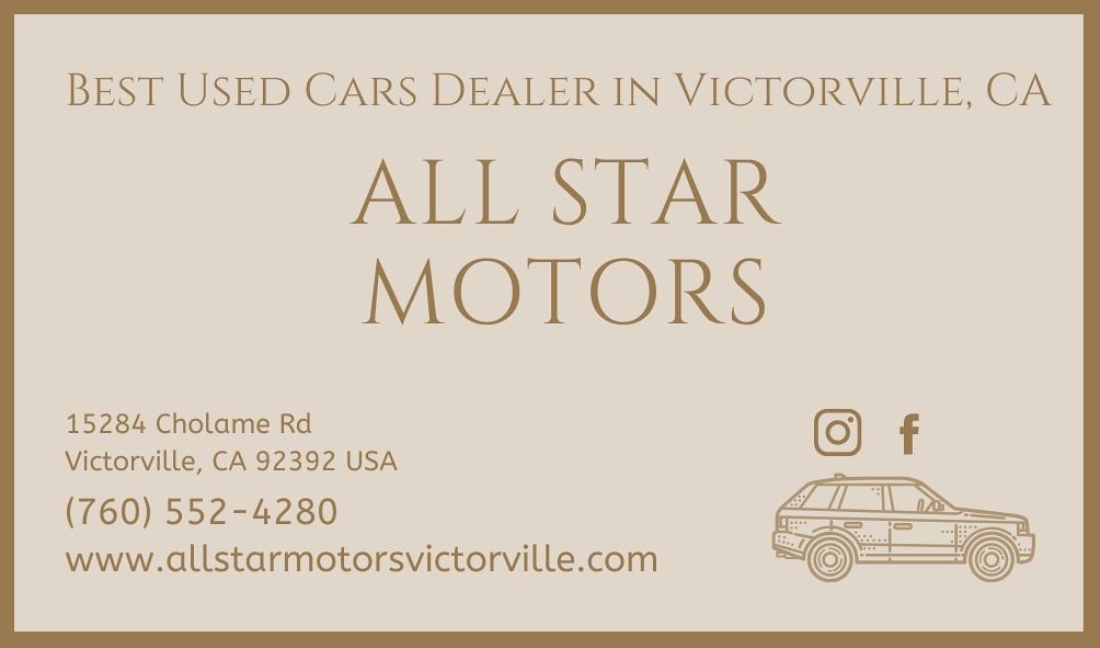 PreOwned Vehicles in Victorville All Star Motors is dedic… Flickr