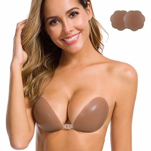 Niidor Adhesive Bra Strapless Sticky Invisible Push up Sil… Flickr