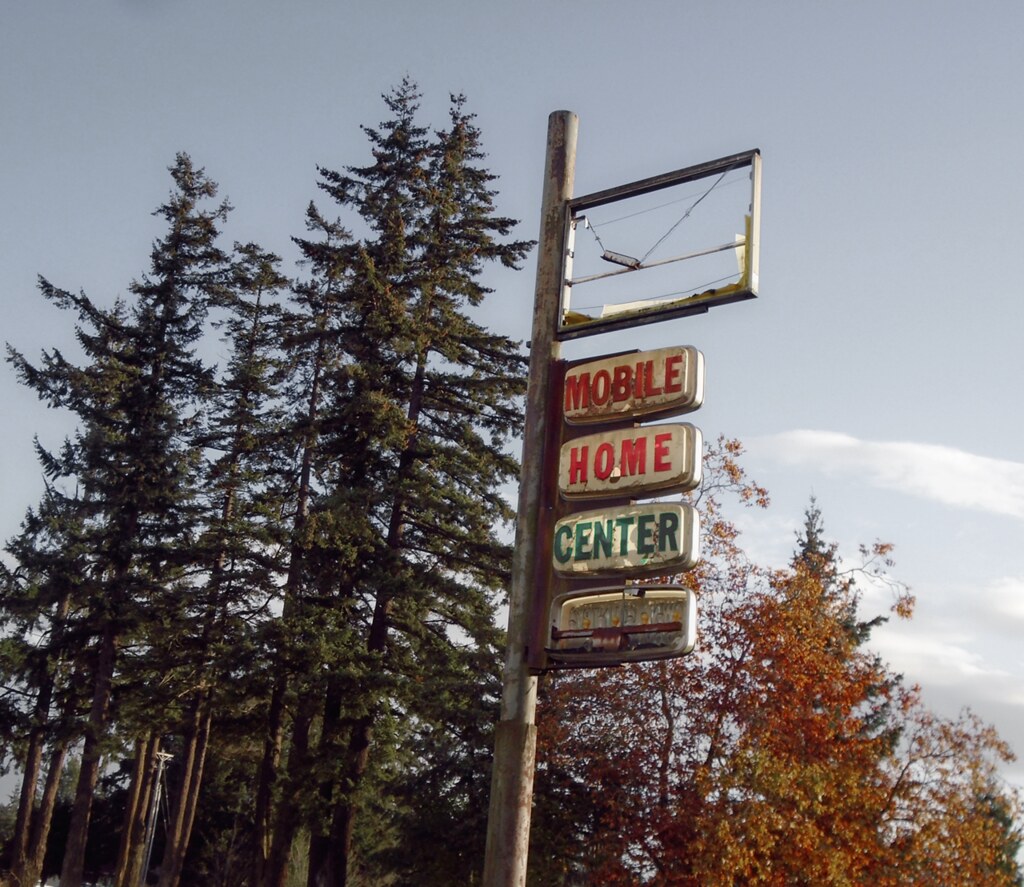 Spanaway Mobile Home Park Sign seen in Spanaway, WA. Flickr