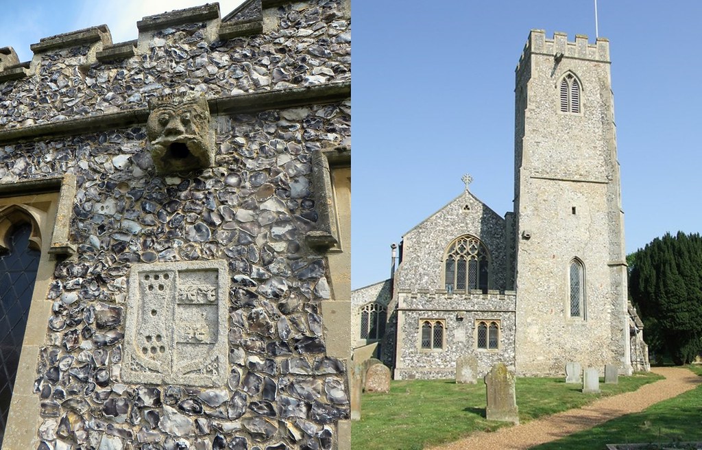 Narborough Norfolk Unusually thanks to the later rebuildin… Flickr