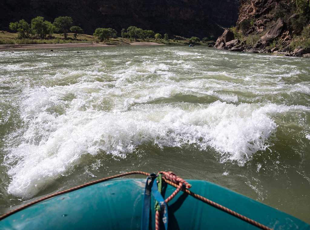 First person view of white water rafting in the Green Rive… Flickr