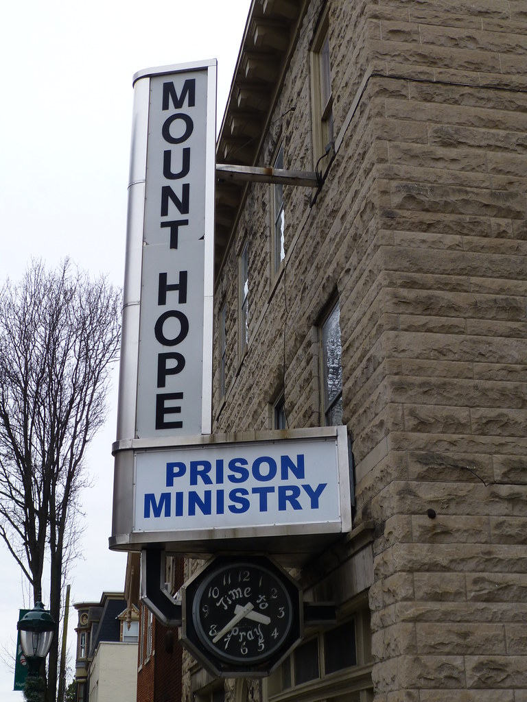 Hagerstown, MD Mount Hope Prison Ministry clock sign Flickr