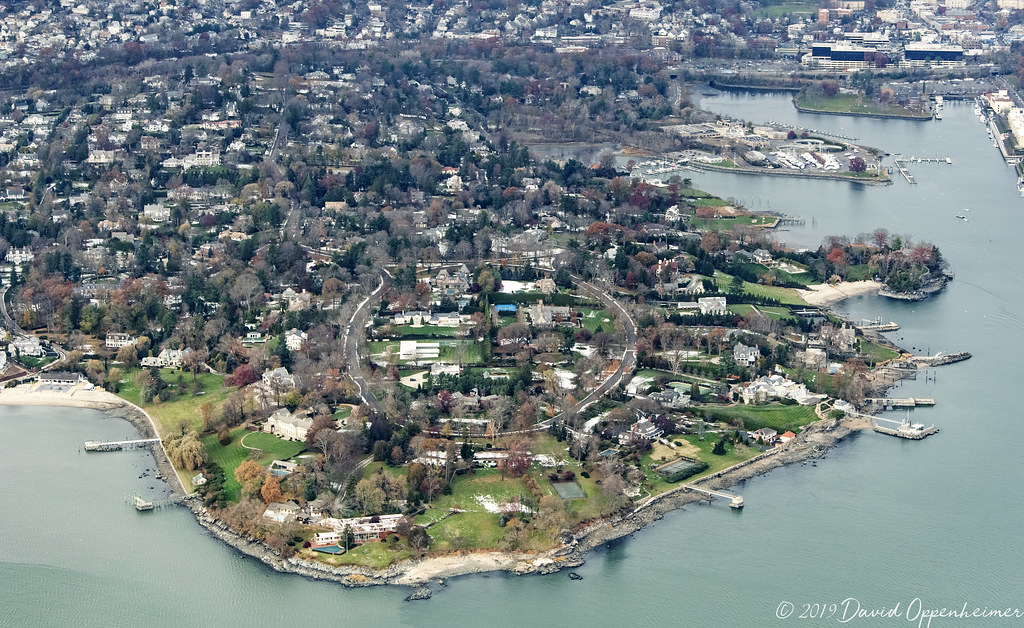Field Point in Belle Haven in Greenwich Connecticut Aerial… Flickr