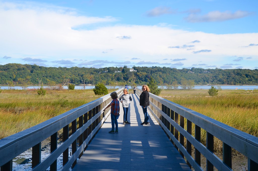 On The Boardwalk To Cold Spring Harbor Beach At Sagamore H… Flickr