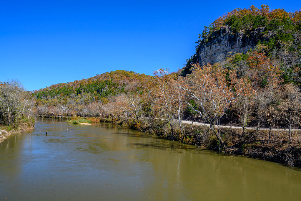 Gasconade River at Dixon, Missouri A rather muted fall day… Flickr
