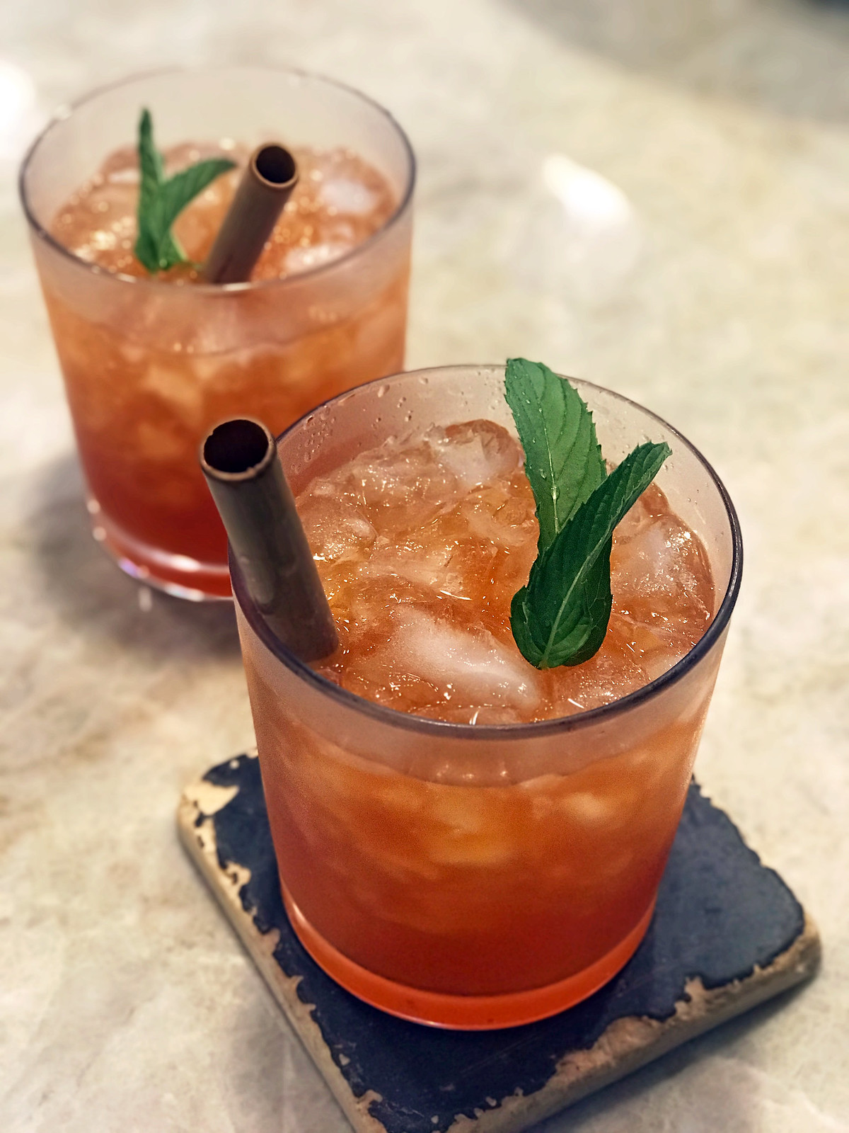 AperolRumPineapple Cocktail Yogurtsoda