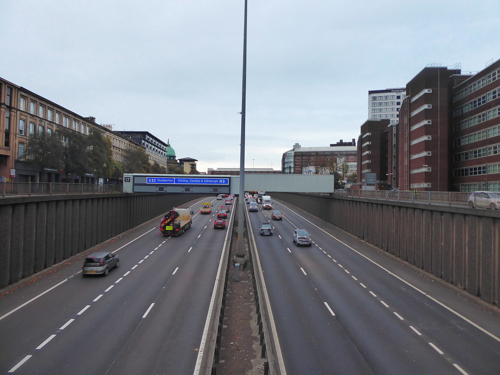 M8 motorway diveunder, North St, Glasgow P1510263. Dave Attrill