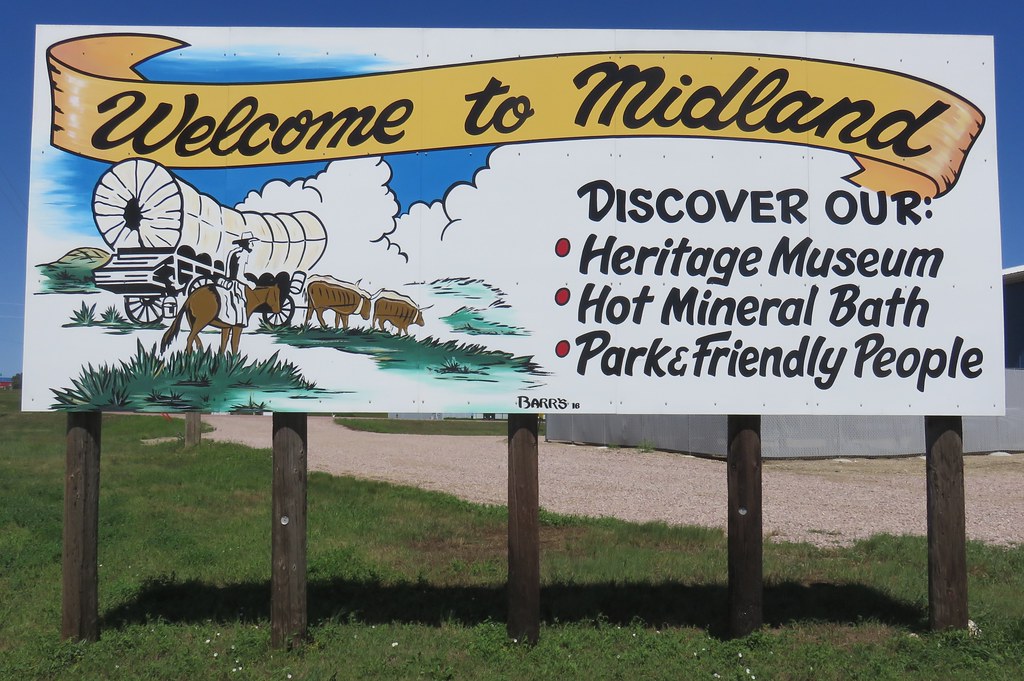 to Midland Sign (Midland, South Dakota) Midland is… Flickr