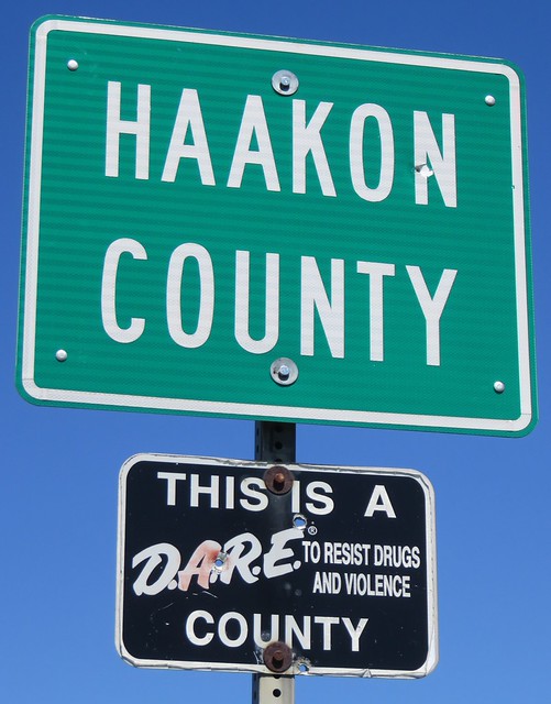Haakon County Sign (Haakon County, South Dakota) a photo on Flickriver