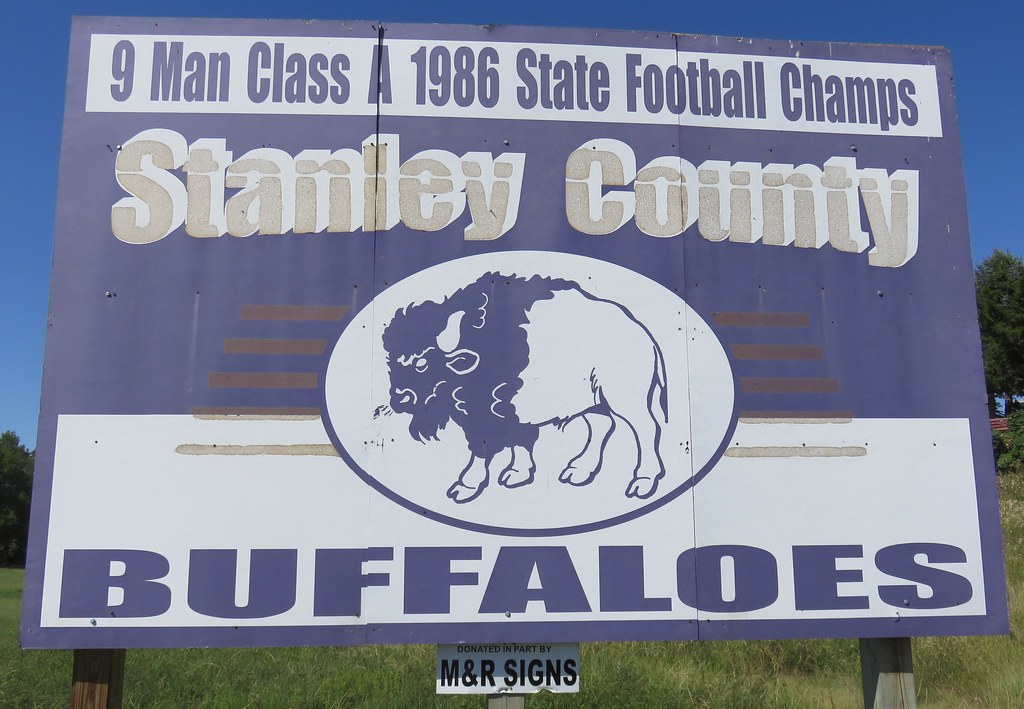Stanley County Buffaloes Sign (Fort Pierre, South Dakota) Flickr