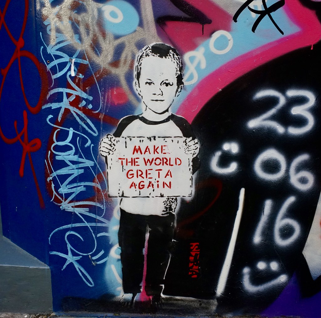 Portobello Road street art, London, November 2019 sbally. Flickr