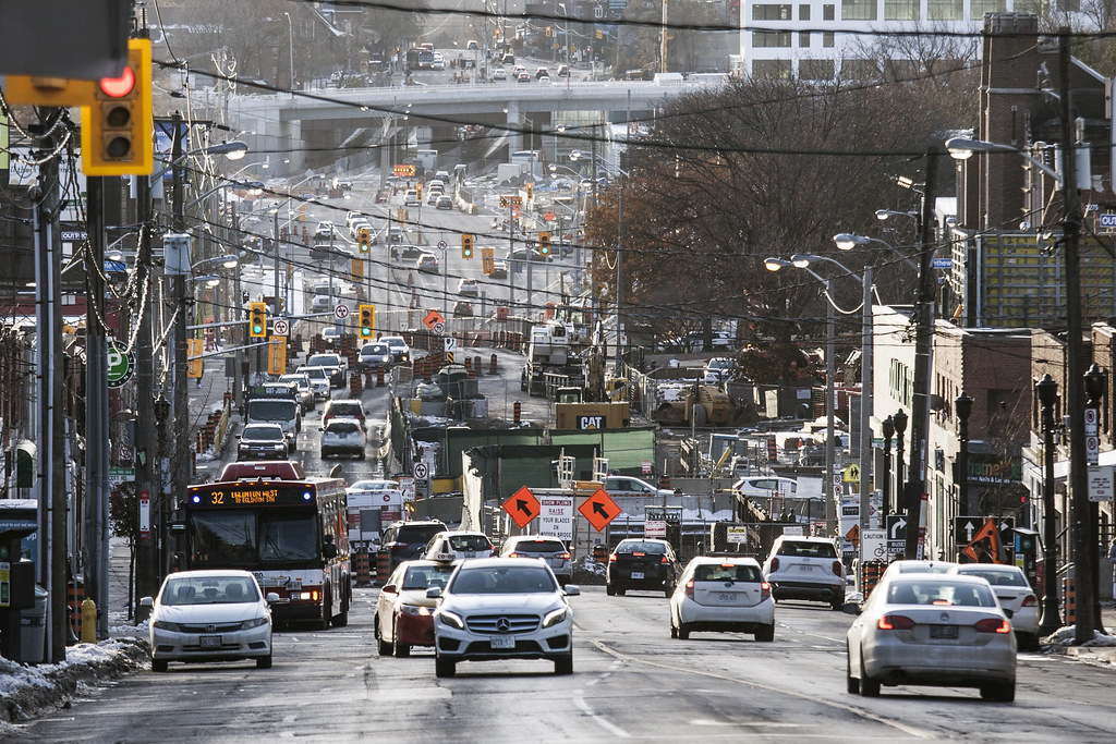 Eglinton, towards Keele Street, Black Creek Drive and West… Flickr