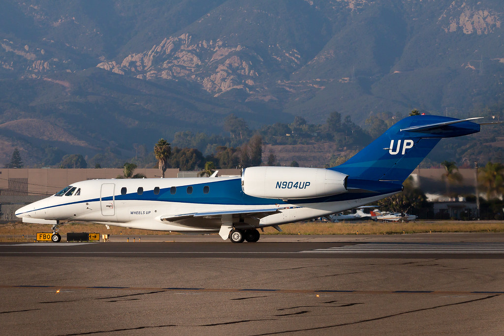 Wheels Up Cessna 750 Citation X N904UP Lousy photo, but my… Flickr