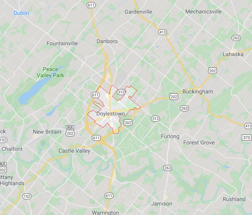 Doylestown__Google_Maps Claire Schroeder Flickr