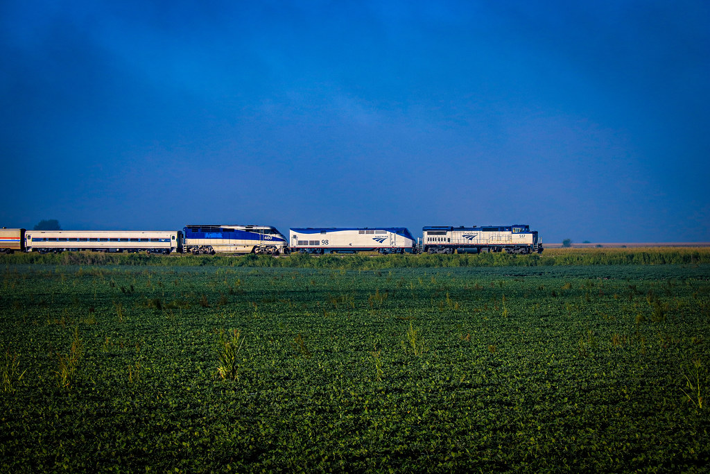 Beech Grove Special An Amtrak B328WH, P42DC, and exPacif… Flickr