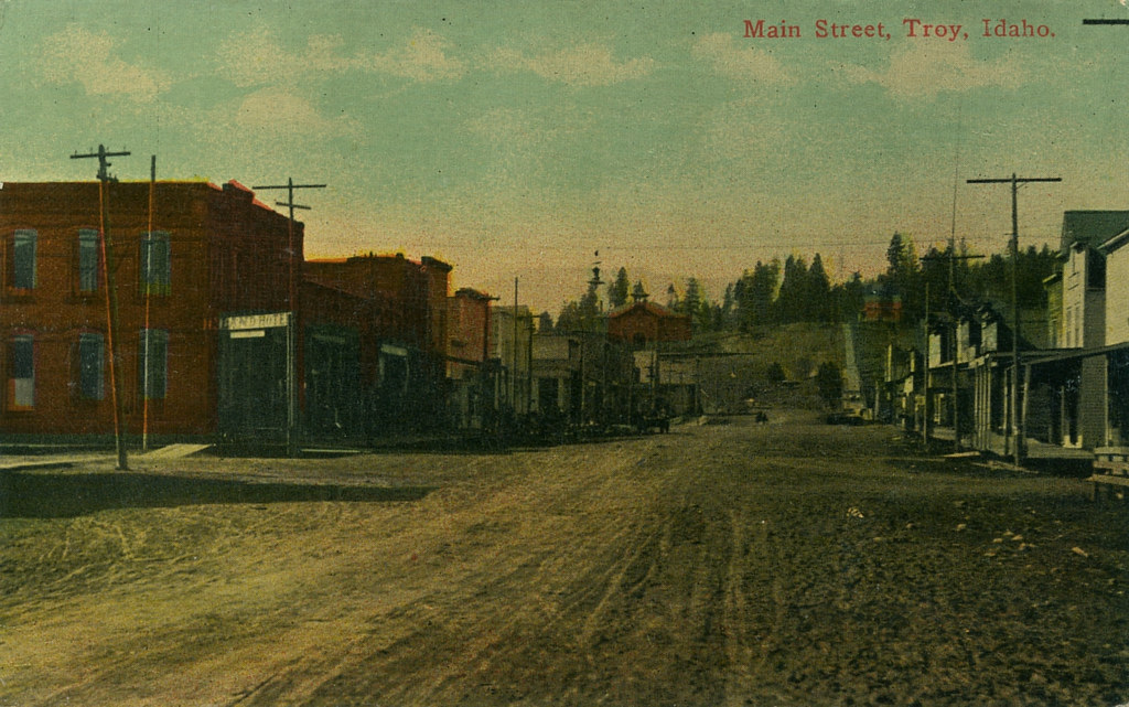 Main Street, circa 1910 Troy, Idaho Main Street, Troy, I… Flickr
