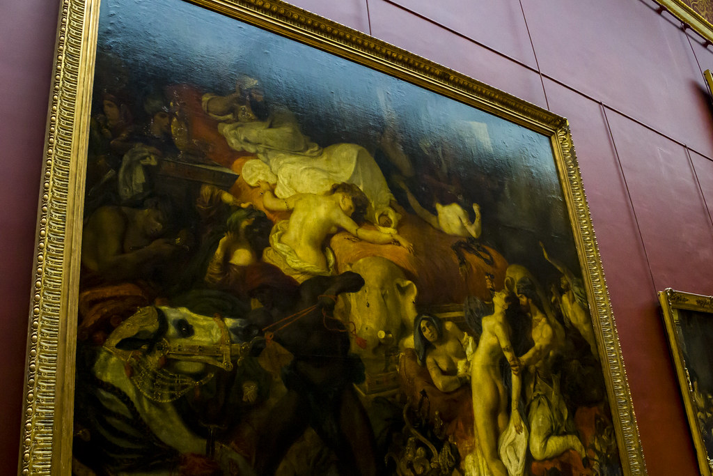 La muerte de Sardanápalo, Delacroix 1827 Museo del Louvre,… Flickr