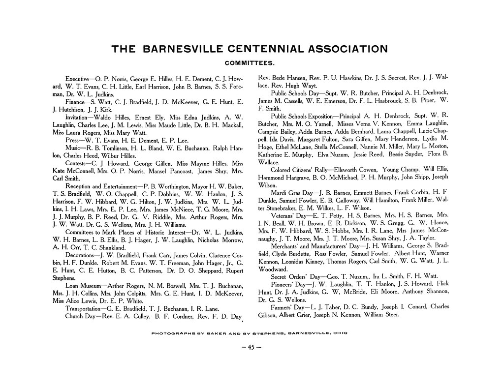 Page 45 Barnesville 1908 Centennial book THE BARNESVILLE C… Flickr