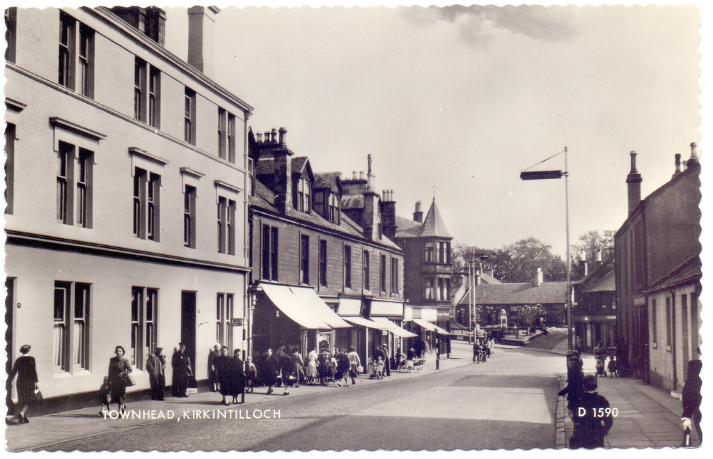 Townhead, Kirkintilloch, 1956. From the times when the tow… Flickr