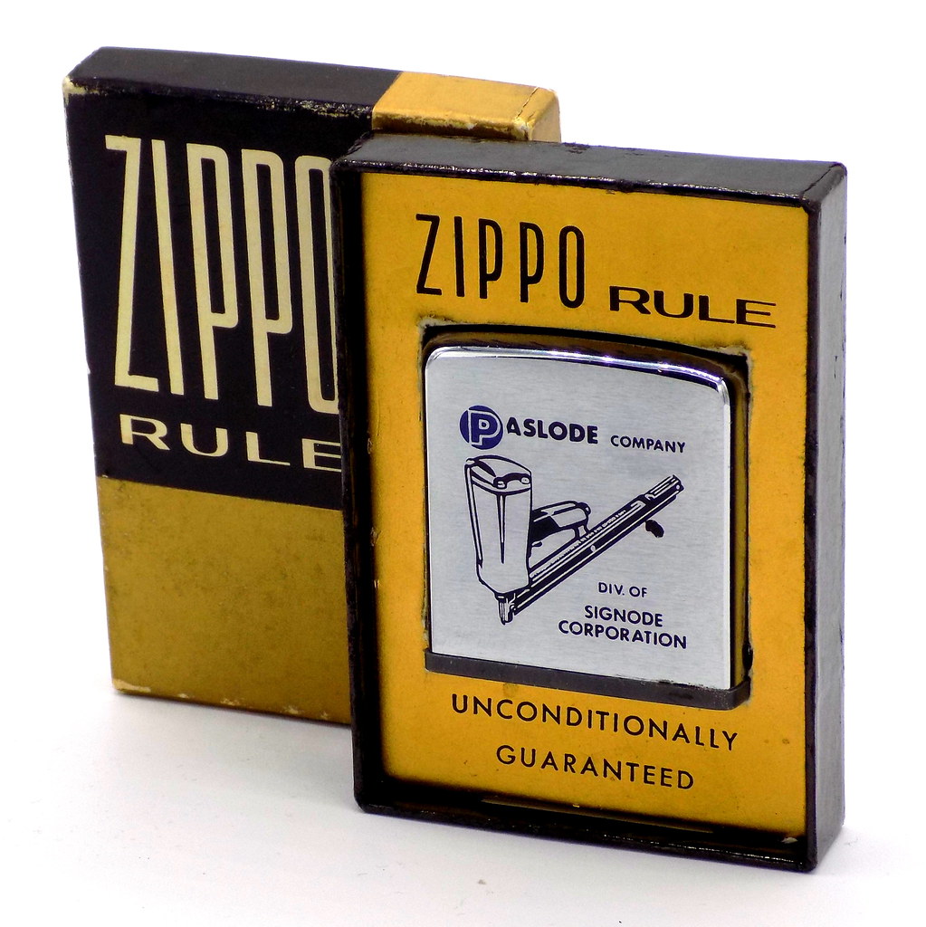Vintage Zippo Rule Tape Measure, Inscribed Paslode Company… Flickr