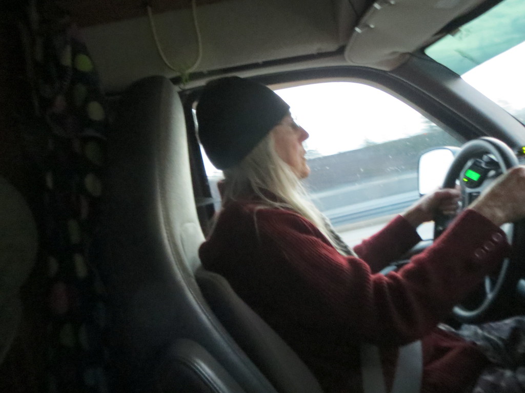 Michelle driving Roadtrek 11 13 19 2011 210 Simplicity Michelle