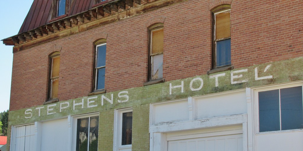 Philipsburg, Montana Ghost Sign on the Stephens Hotel Jasperdo Flickr