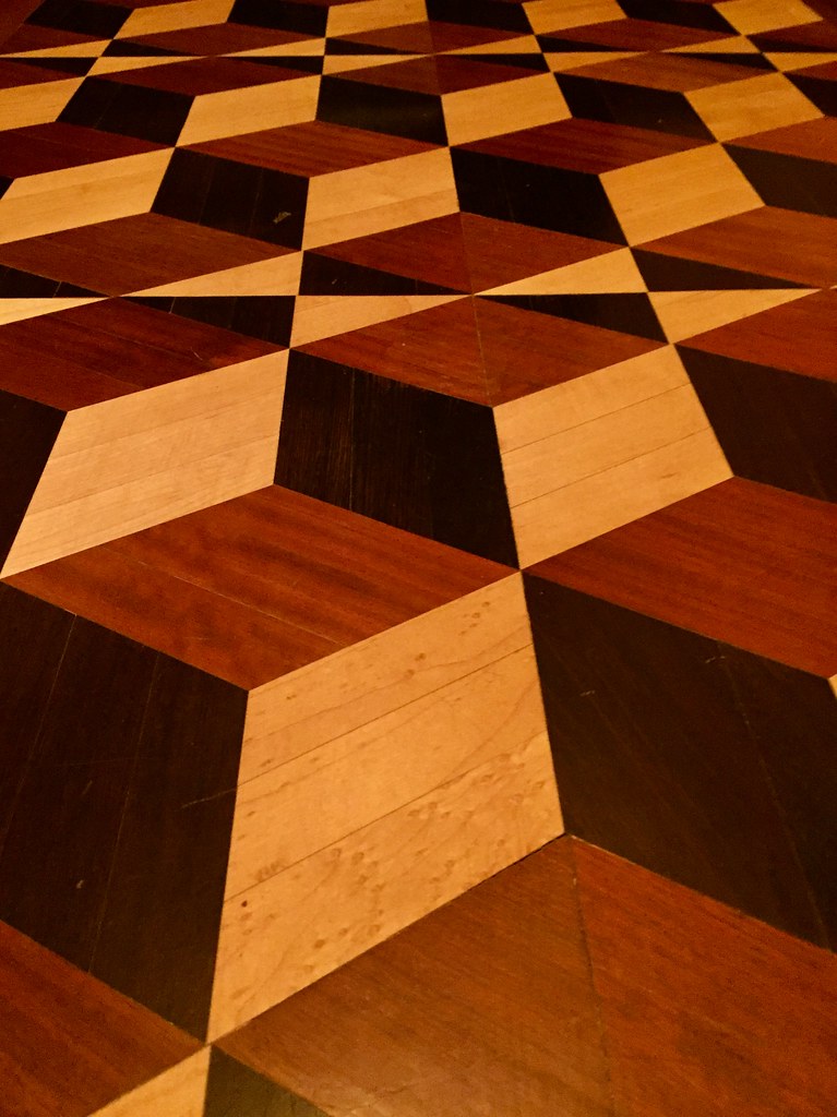 Parquet wood floor at the Prestwould Building in Richmond,… Flickr