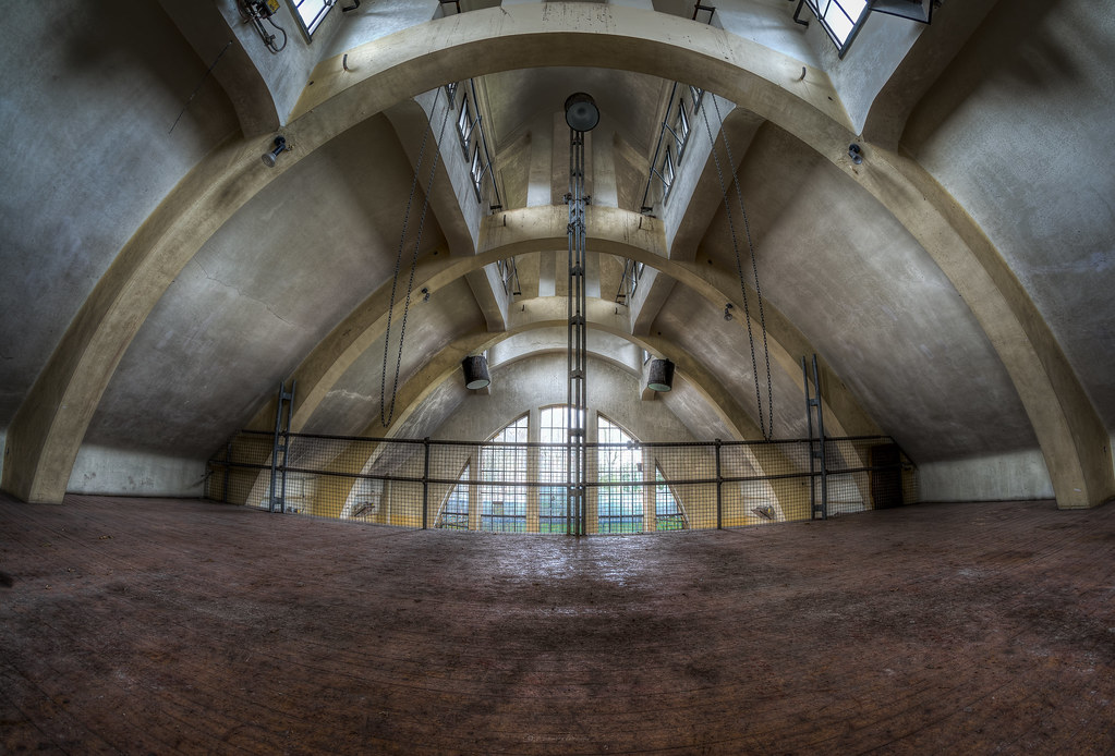 industrial ballroom blacklight Flickr