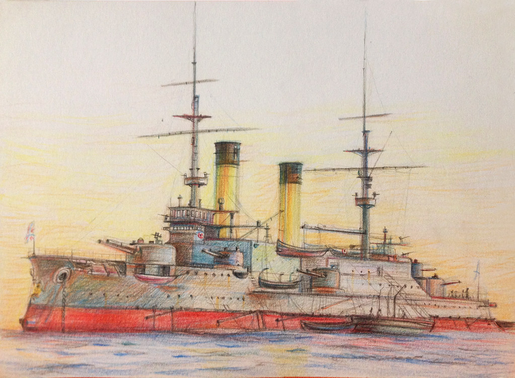 Imperial Russian Navy Battleship 'Knyaz Suvorov' 21*15cm, … Flickr