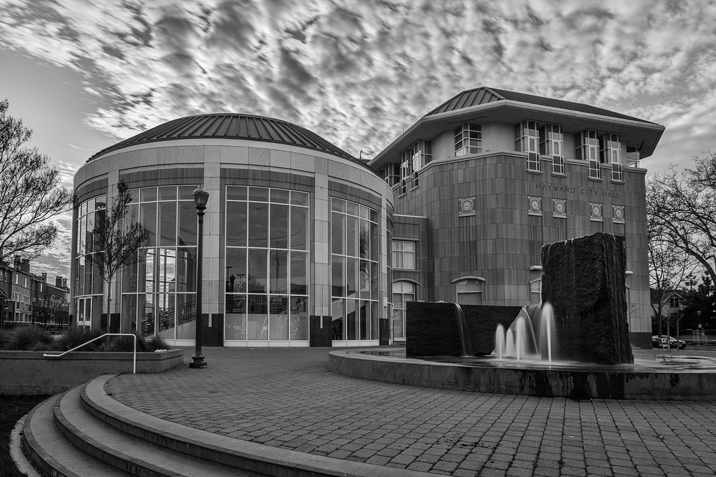 HaywardCityHallBW a photo on Flickriver