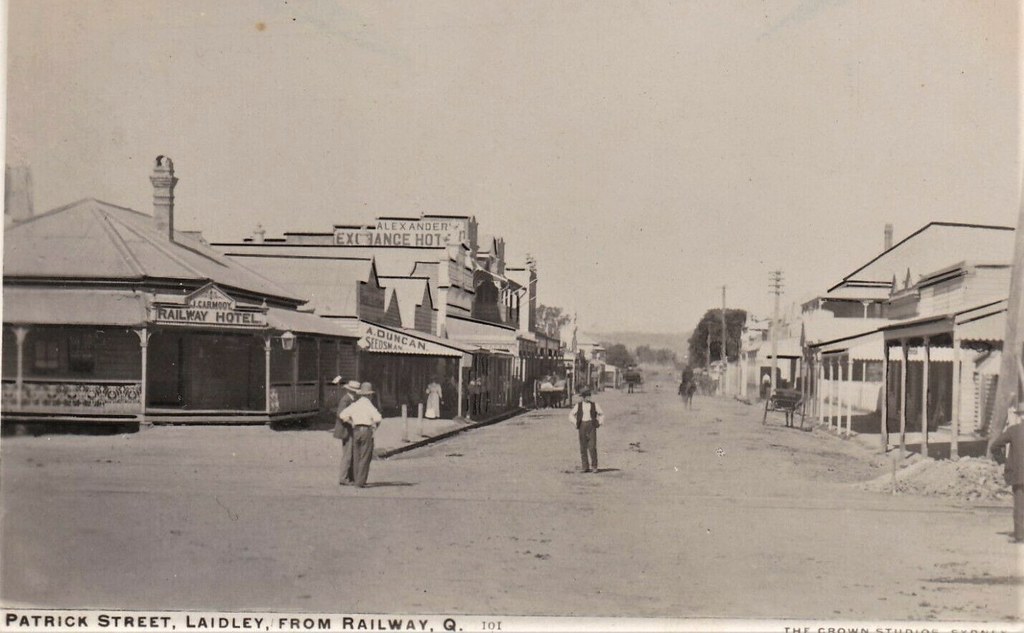 Patrick Street, Laidley, Qld circa 1911 John Carmody had… Flickr